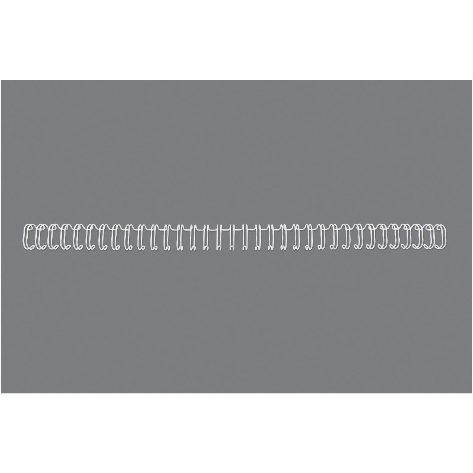 GBC 3:1 wire 2-55ark 6mm 34 ringe hvid 100stk
