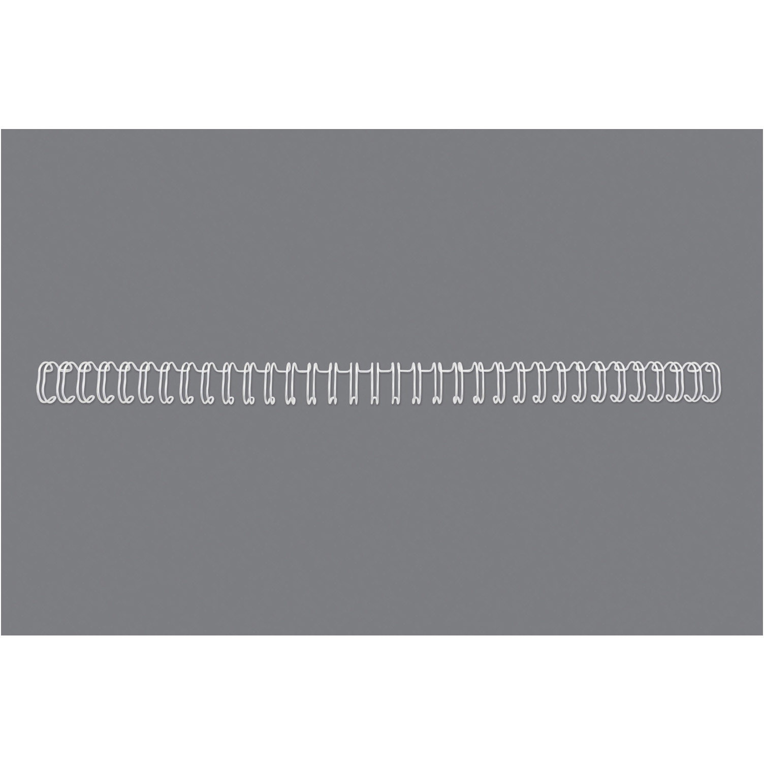 GBC 3:1 wire 51-80ark 10mm 34 ringe hvid 100stk