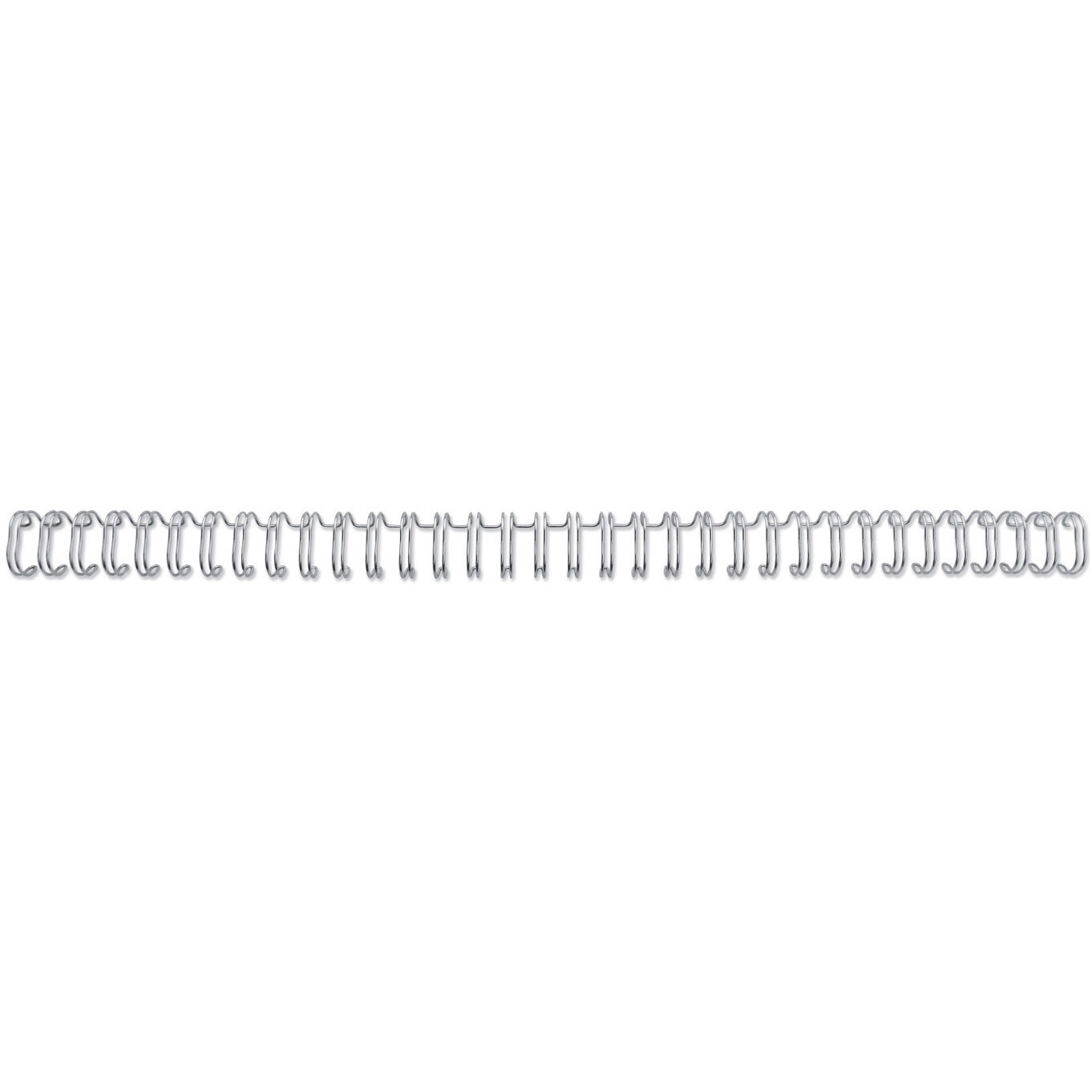 GBC 3:1 wire 101-130ark 14mm 34 ringe sÃ¸lv 100stk