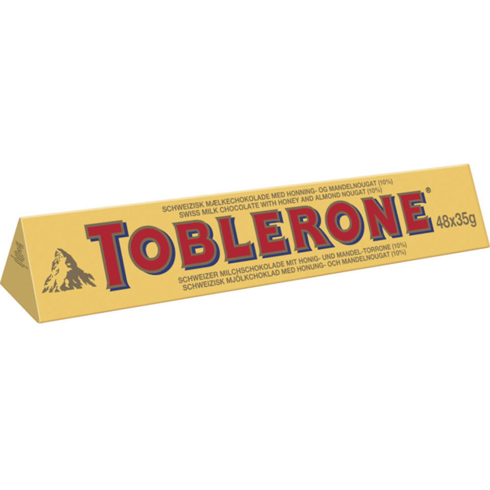 Toblerone XL-Ã¦ske 35g 48stk