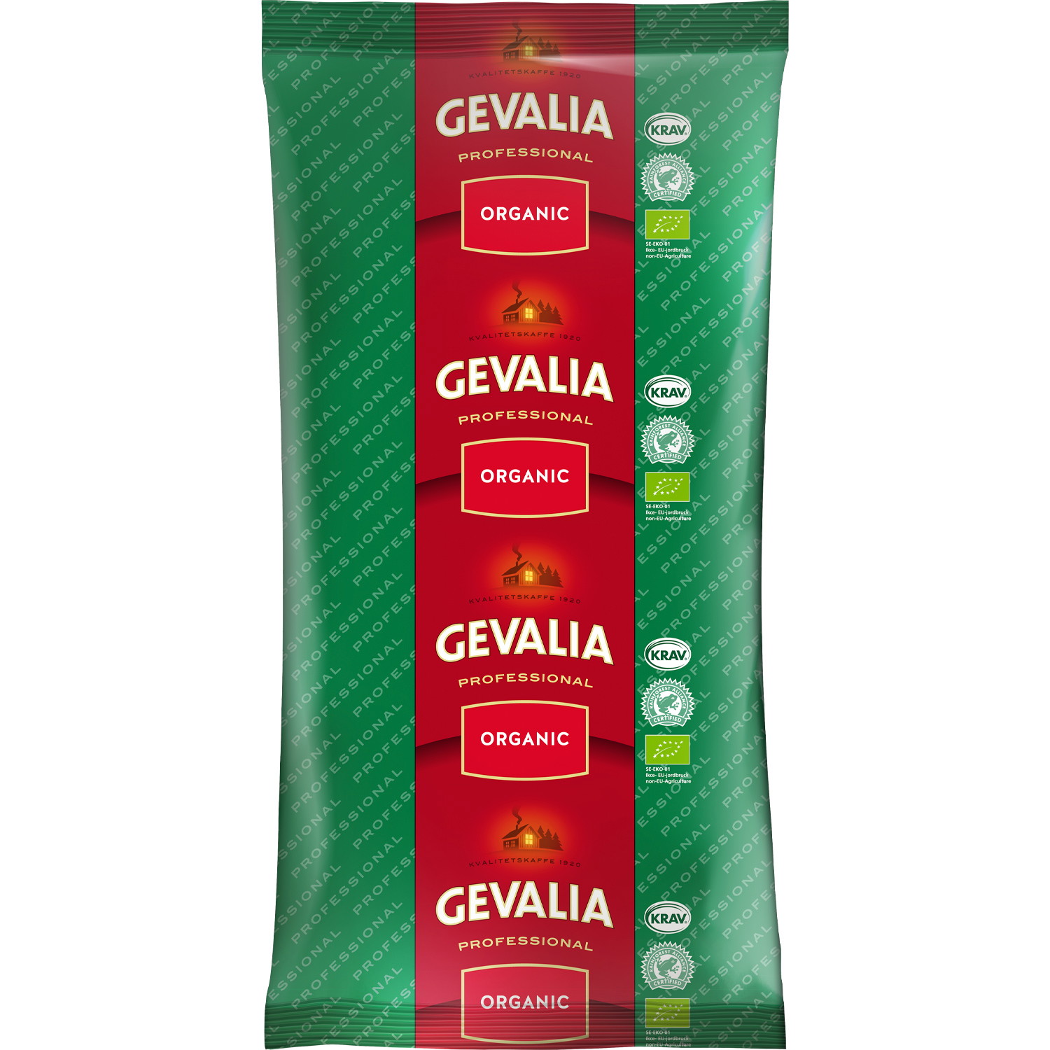 Gevalia Professional Ã¸kologisk medium formalet kaffe 1 kg