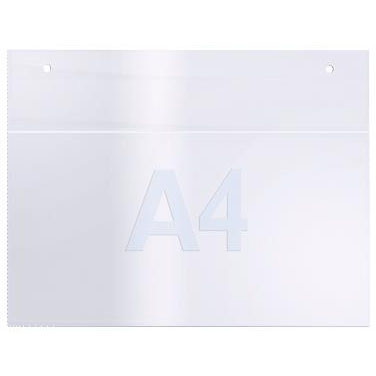 TWINCO Twin Agenda akryldisplay A4-format til vægmontage