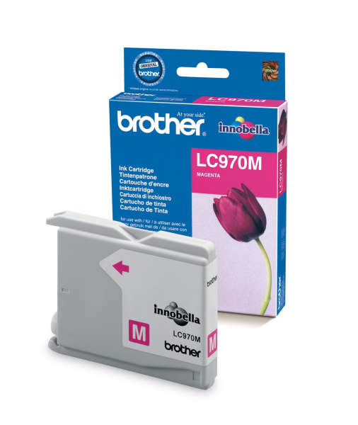 Brother LC970M Magenta BlÃ¦kpatron, 350 sider