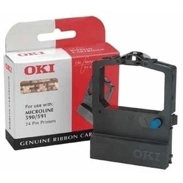 Oki farvebÃ¥nd 09002316 black 590/591