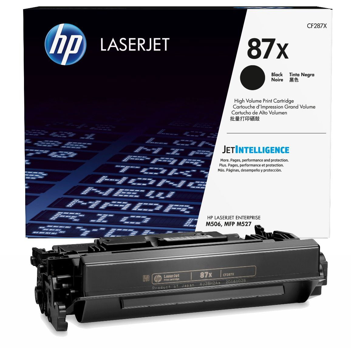 HP 87X (CF287XC) sort lasertoner, 18.000 sider