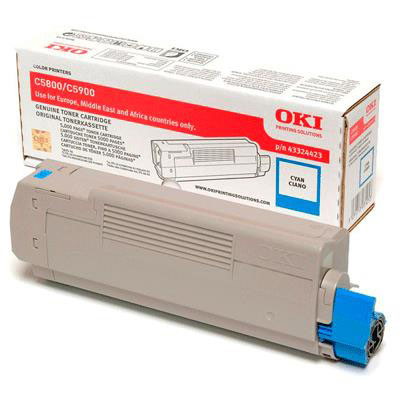 Oki toner 43324423 cyan C5800/C5900