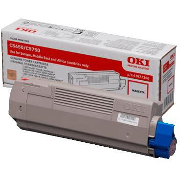 Oki toner 43872306 MAGENTA C5750