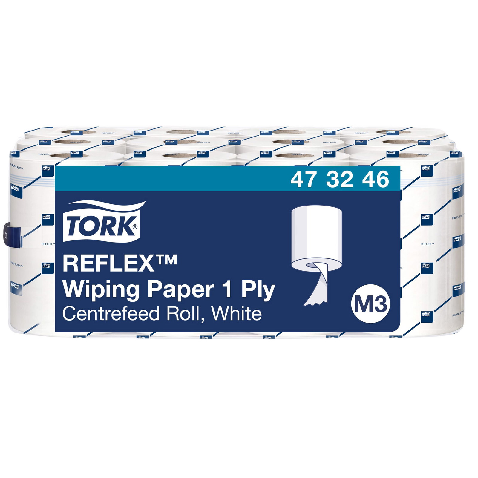 Tork 473246 Reflex M3 1lags aftÃ¯Â¿Â½rringspapir hvid