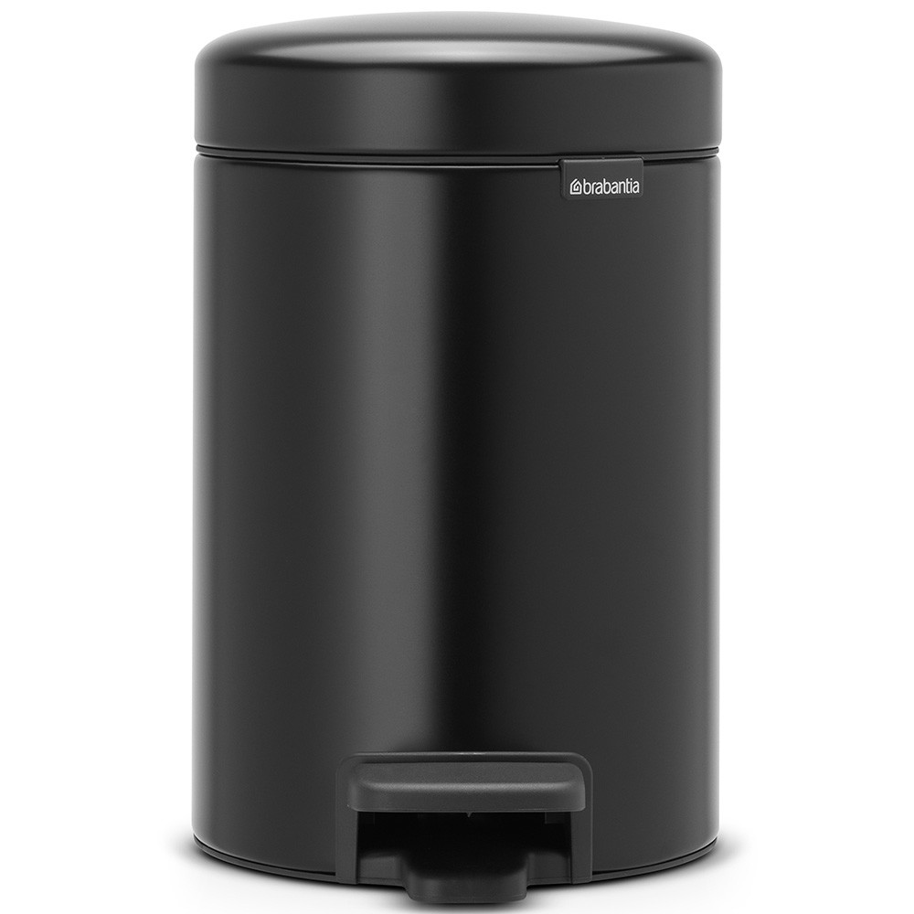 Brabantia NewIcon pedalspand 3L Matt Black