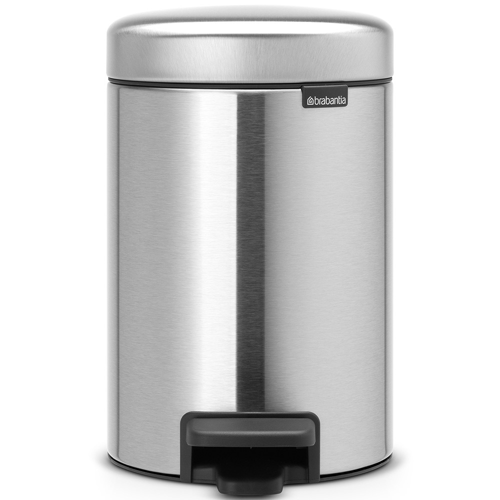 Brabantia NewIcon pedalspand 3L Matt Steel