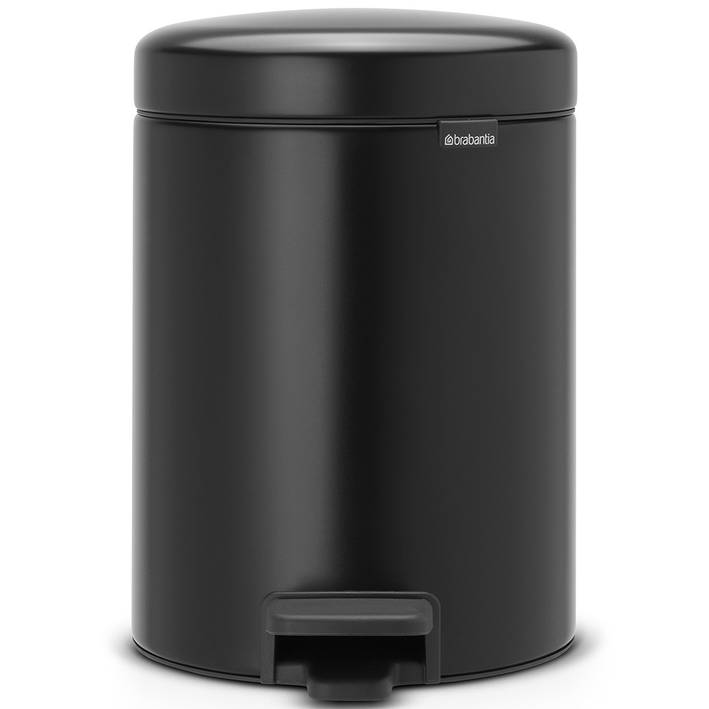 Brabantia NewIcon pedalspand 5L Matt Black