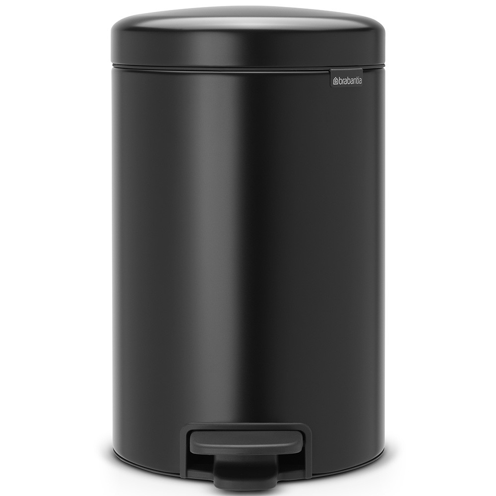 Brabantia NewIcon pedalspand 12L Matt Black