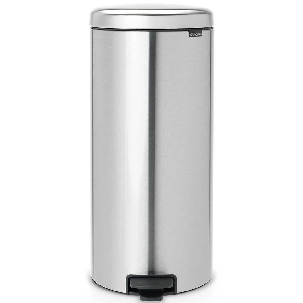 Brabantia NewIcon pedalspand Fingerprint Proof 30L Matt Steel