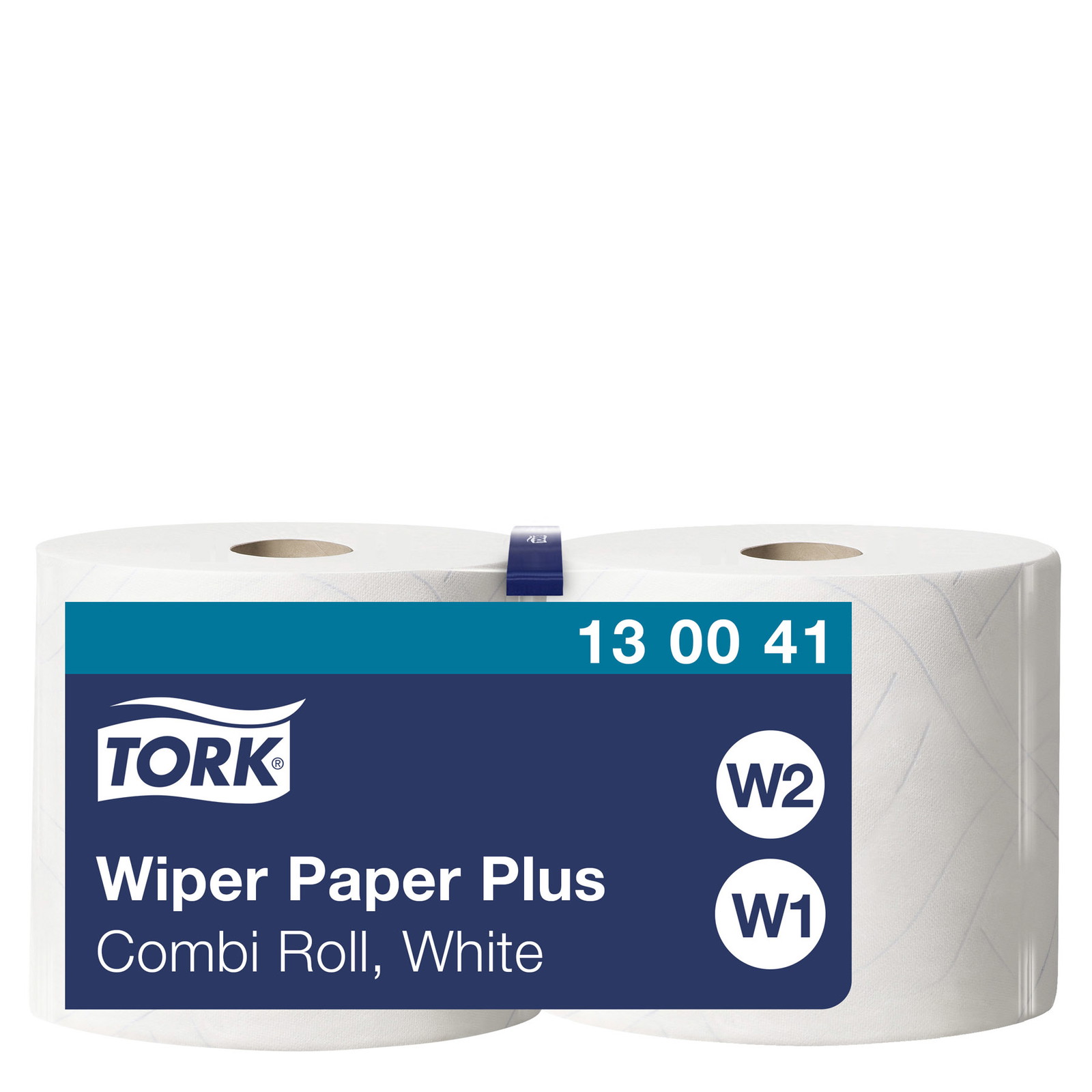 Tork 130041 Plus W1 2lags aftÃ¸rringspapir hvid 2ruller