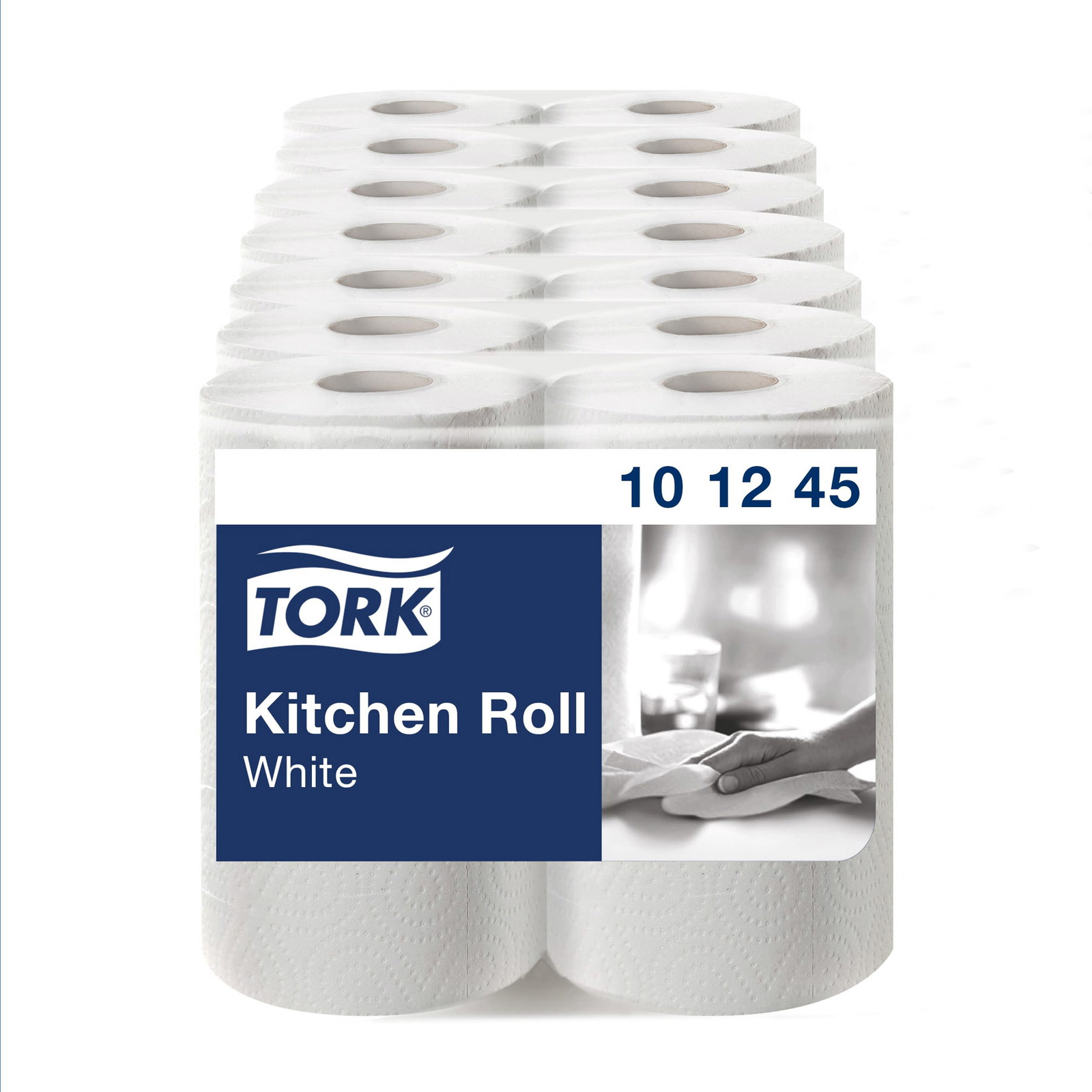 Tork 101245 Plus kÃ¸kkenrulle 2lag ekstra lang 14rl