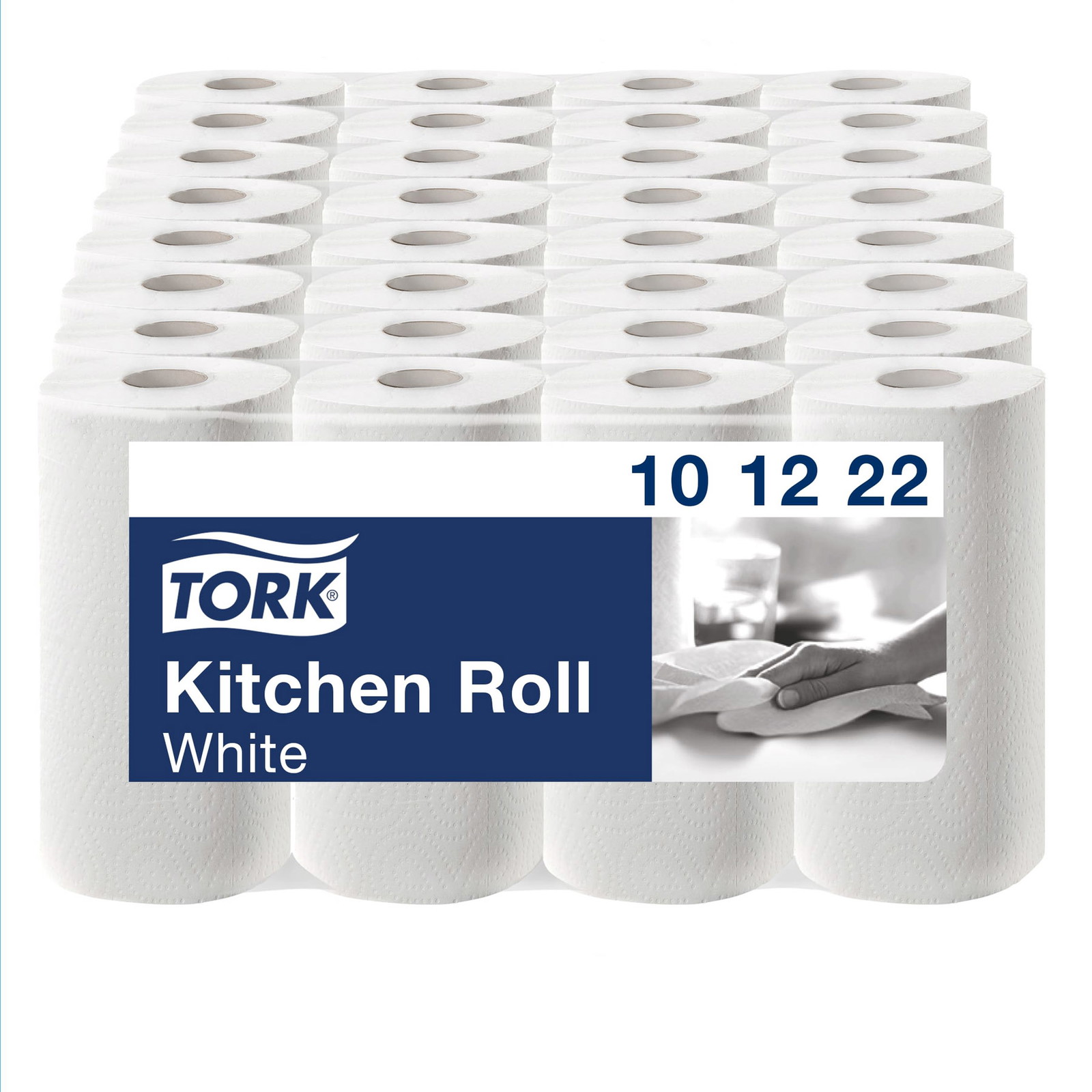 Tork 101222 Plus kÃ¯Â¿Â½kkenrulle 2lag ekstra lang 32rl