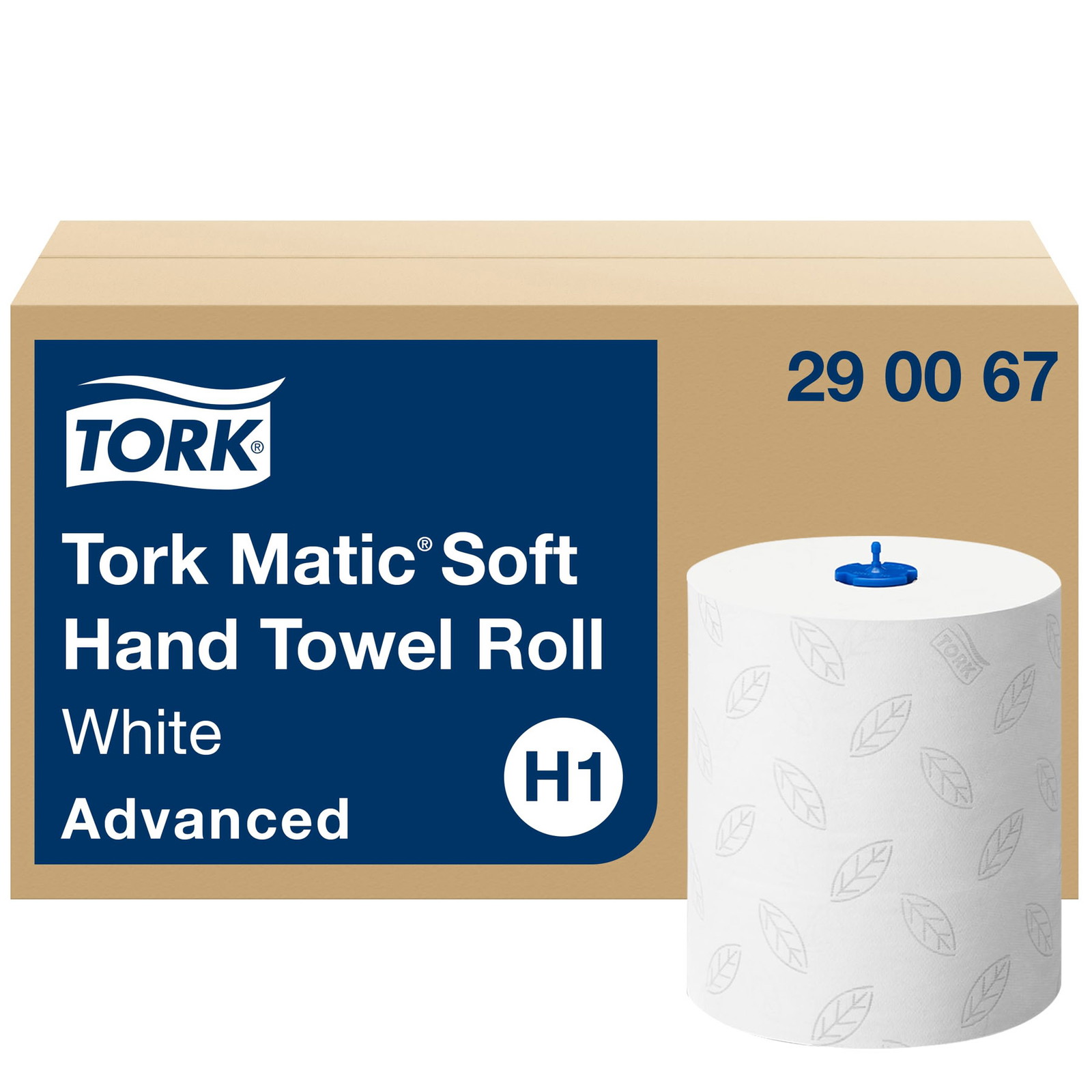 Tork 290067 Matic Advanced H1 hÃ¯Â¿Â½ndklÃ¯Â¿Â½derulle hvid 6ruller