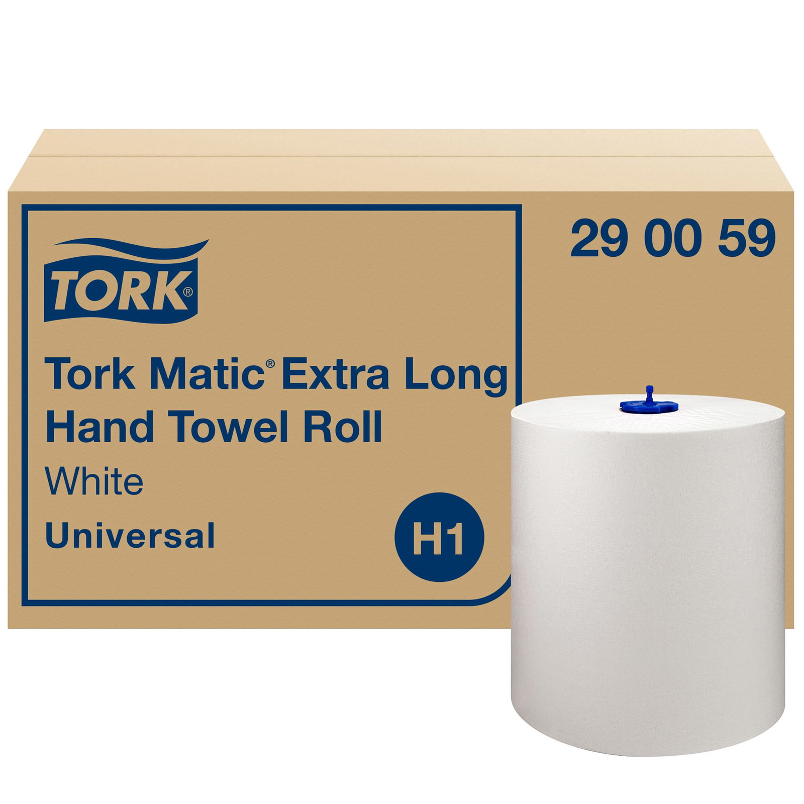 Tork 290059 Matic Universal H1 hÃ¥ndklÃ¦derulle hvid 6ruller