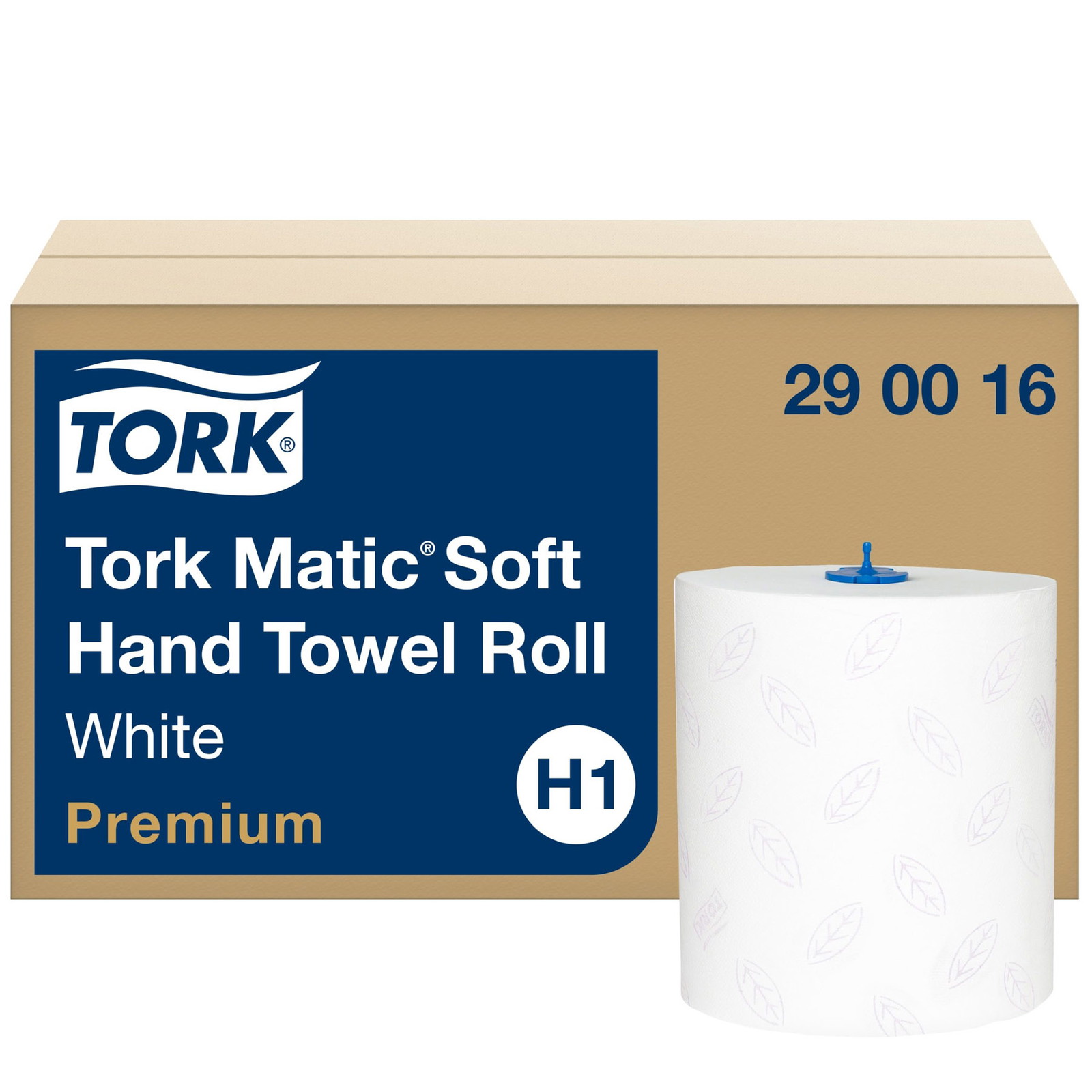 Tork 290016 Matic Soft H1 hÃ¯Â¿Â½ndklÃ¯Â¿Â½derulle hvid 6ruller