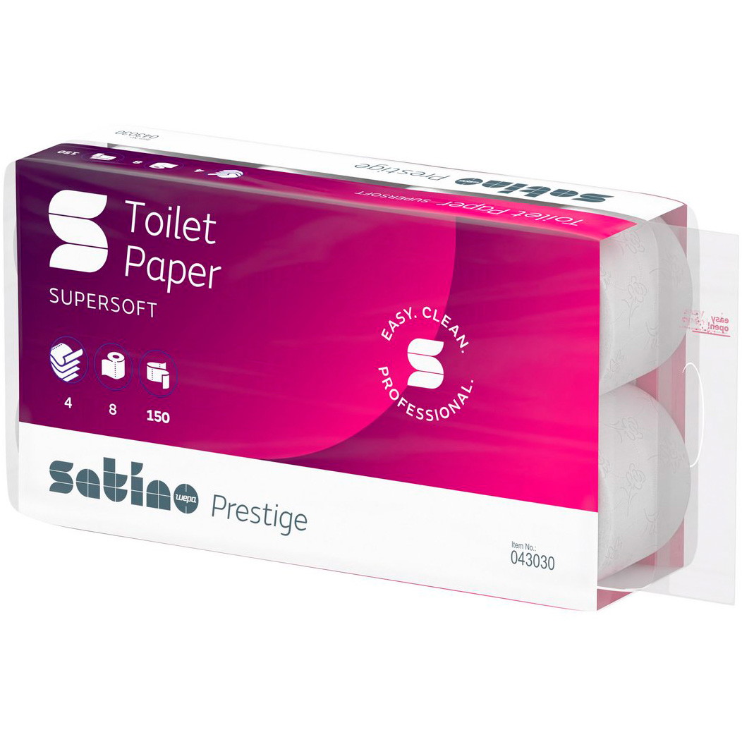 Satino Prestige toiletpapir 4lags 20x9,4cm 72rl