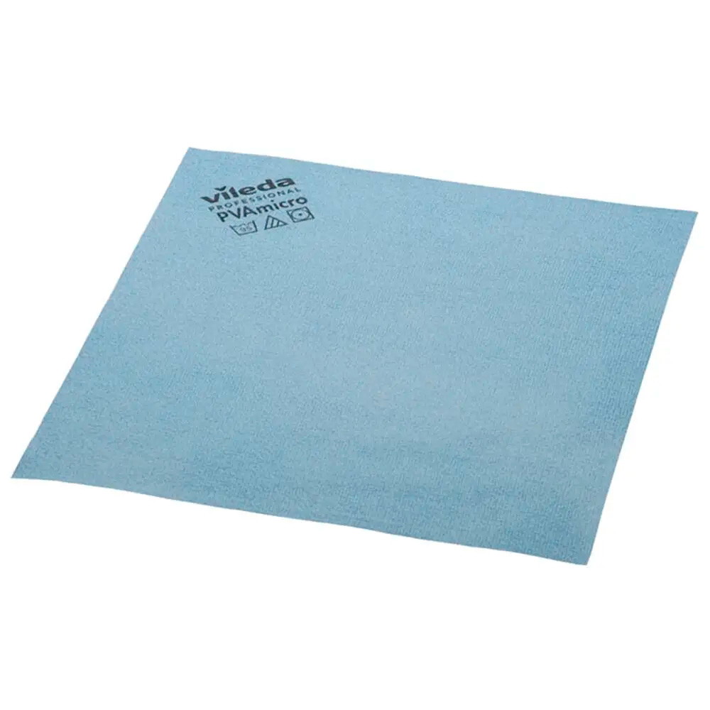 Vileda PVA mikrofiberklud i 38x35 cm. 5/pk i blå