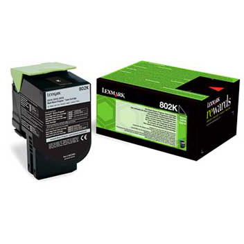 LEXMARK 80C20K0 return toner black