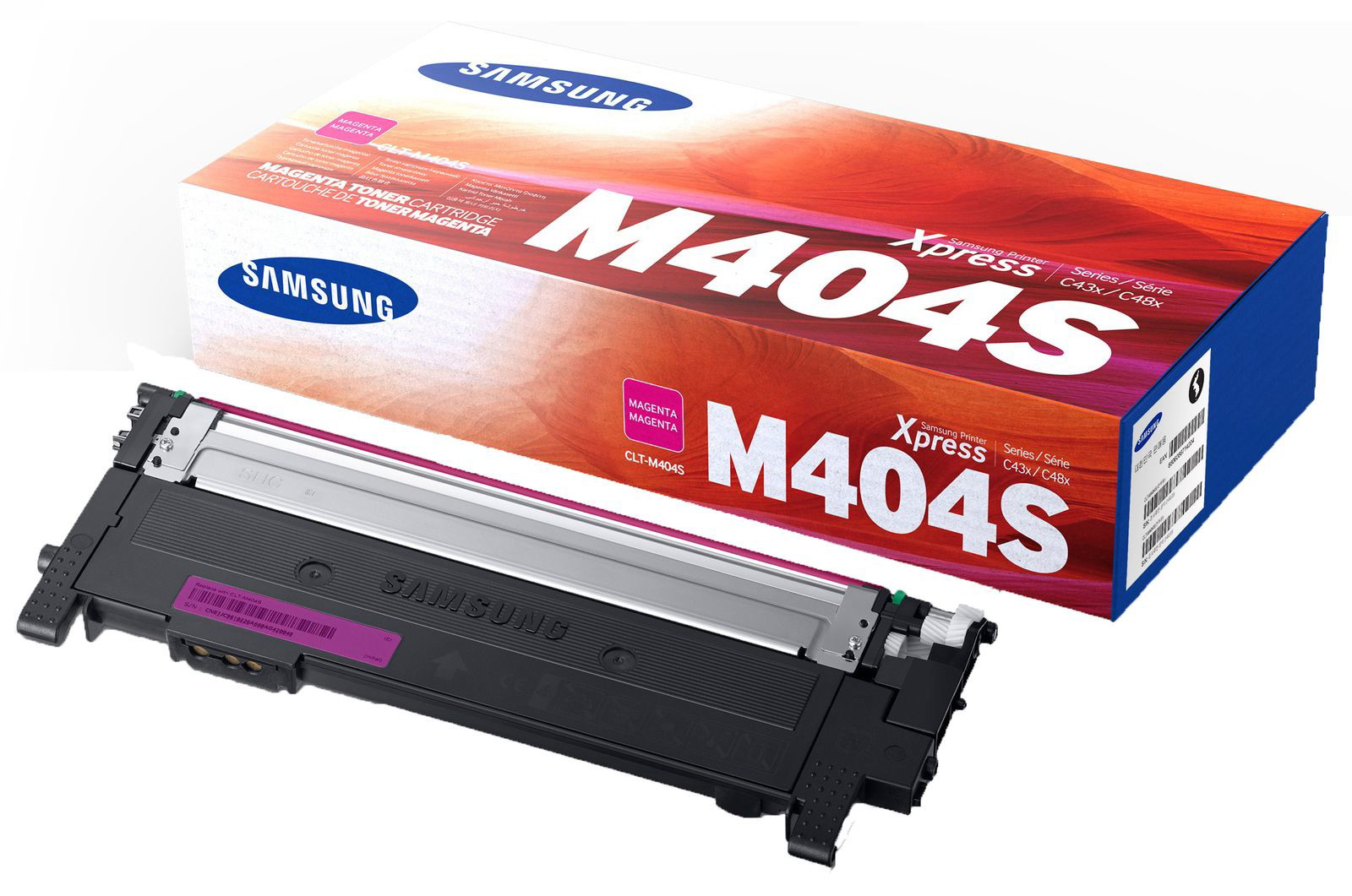 Samsung CLT-M404S magenta lasertoner, 1.000 sider