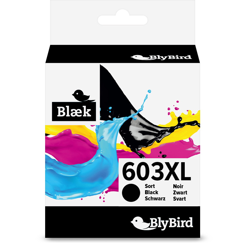 BlyBird 603XL C13T03A14010 sort blÃ¦kpatron 8,9 ml