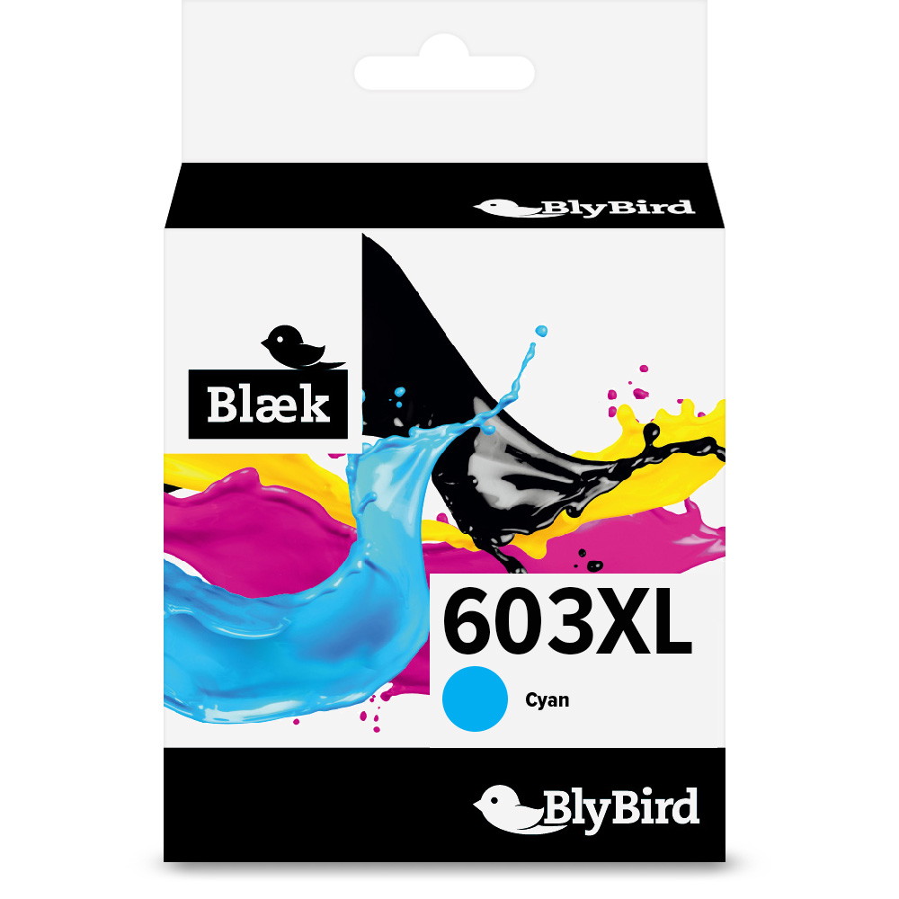 BlyBird 603XL C13T03A24020 cyan blÃ¦kpatron 4 ml