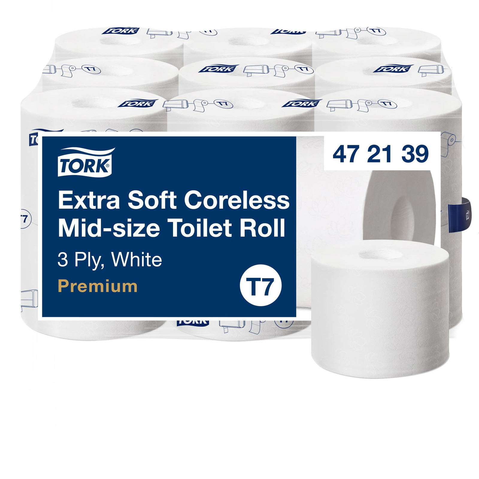 Tork 472139 Premium T7 3lags toiletpapir 18 ruller