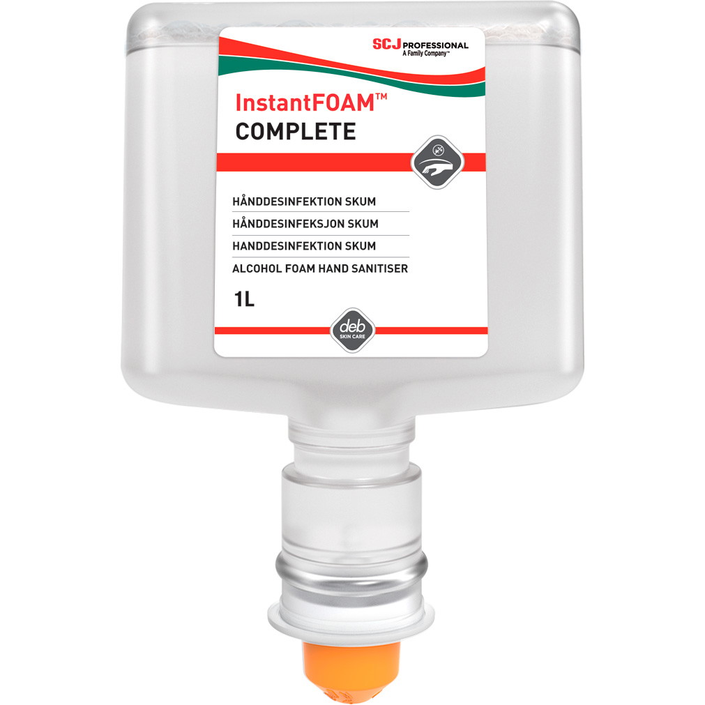 SCJ InstantFoam Complete hÃ¥nddesinfektion t/touchfree 1L