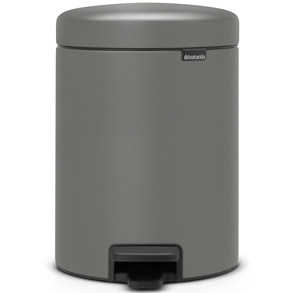 Brabantia NewIcon pedalspand 5L Concrete Grey