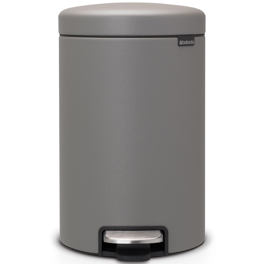 Brabantia NewIcon pedalspand 12L Concrete Grey