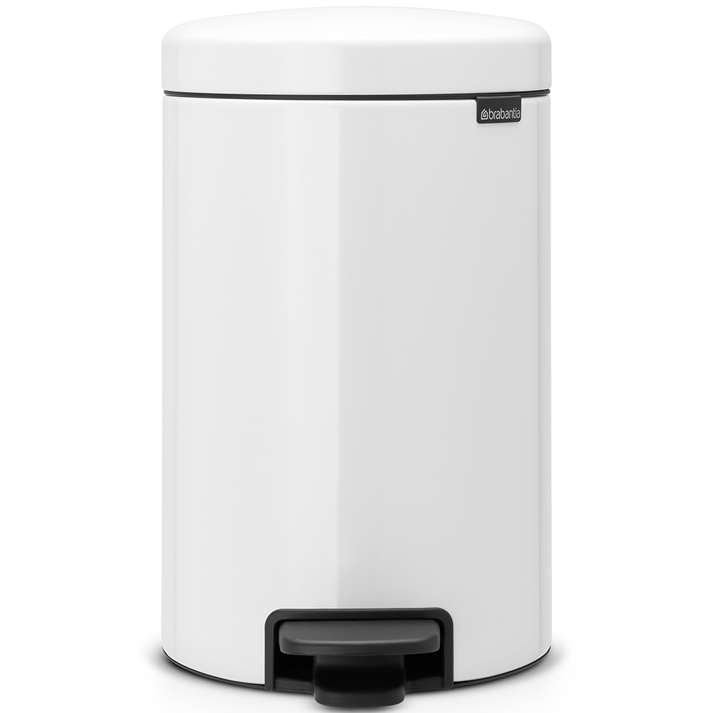 Brabantia NewIcon pedalspand m/metalspand 12L White