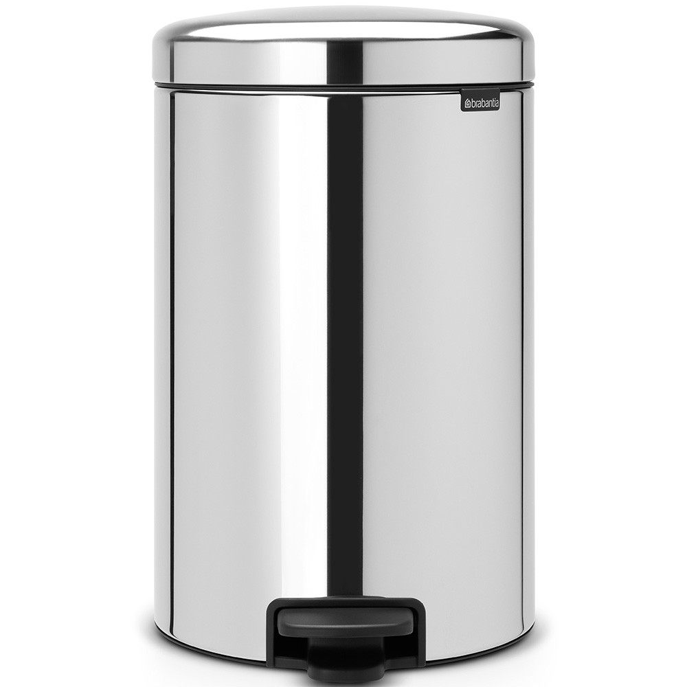 Brabantia NewIcon pedalspand 20L Brilliant Steel