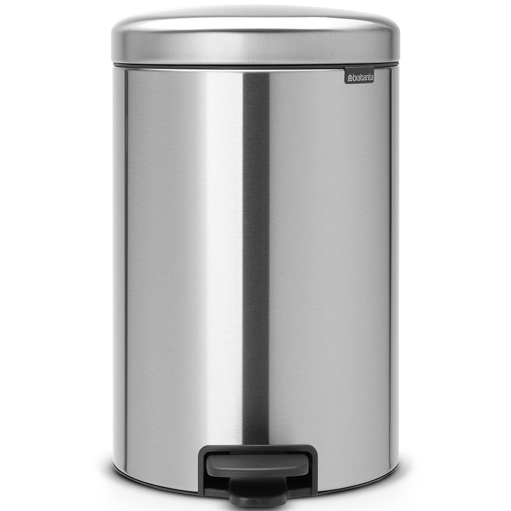 Brabantia NewIcon pedalspand 20L Matt Steel