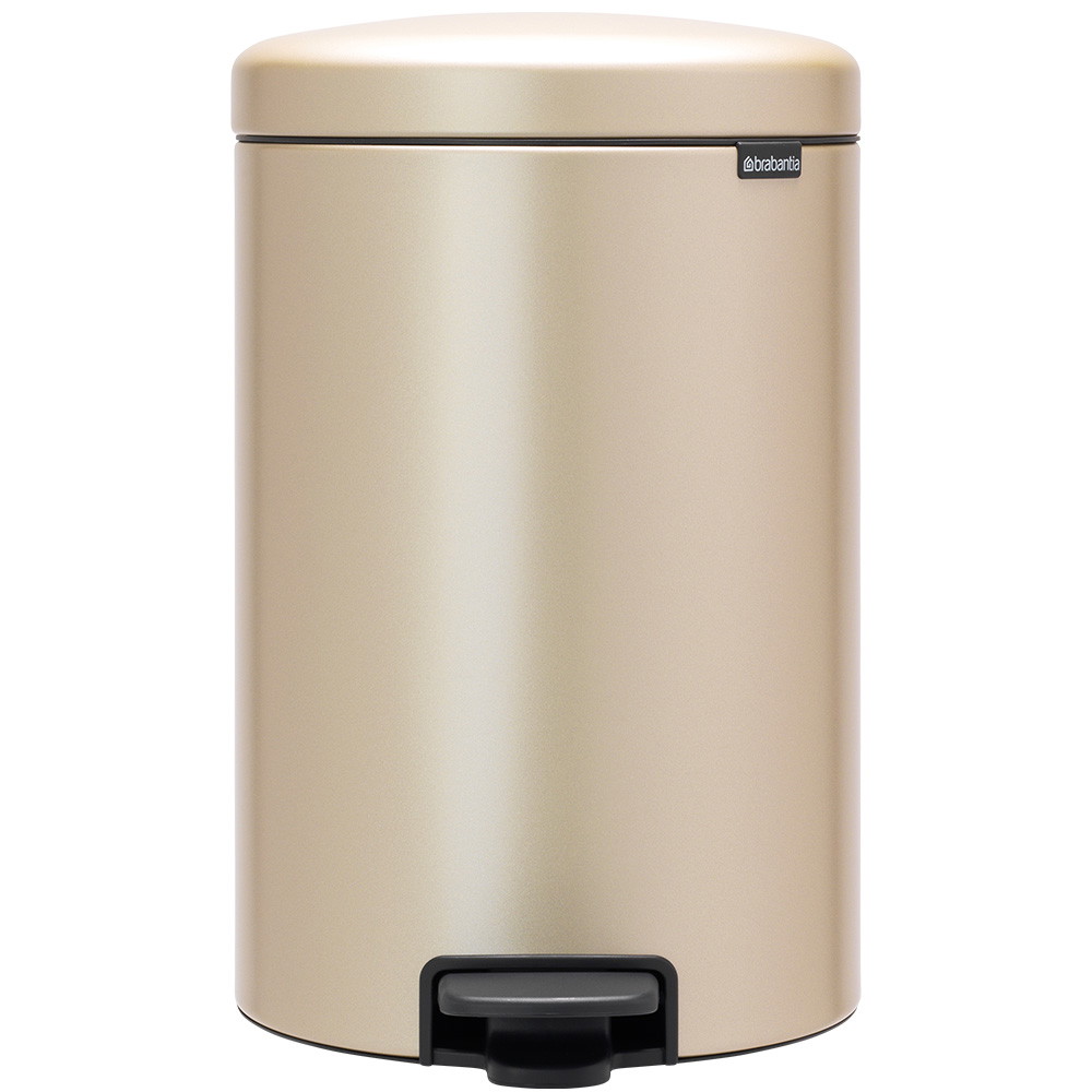 Brabantia NewIcon pedalspand 20L Champagne