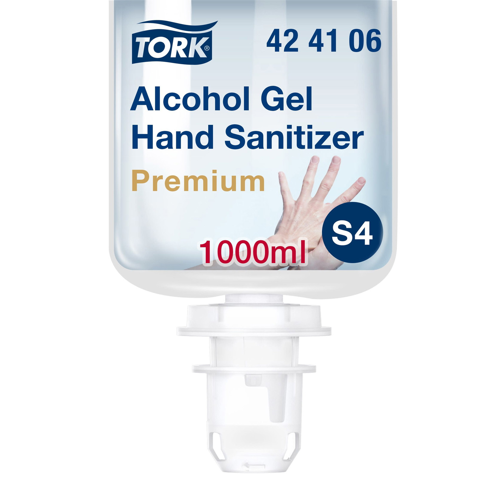 Tork 424106 hÃ¥nddesinfektionsgel 80% S4 1L