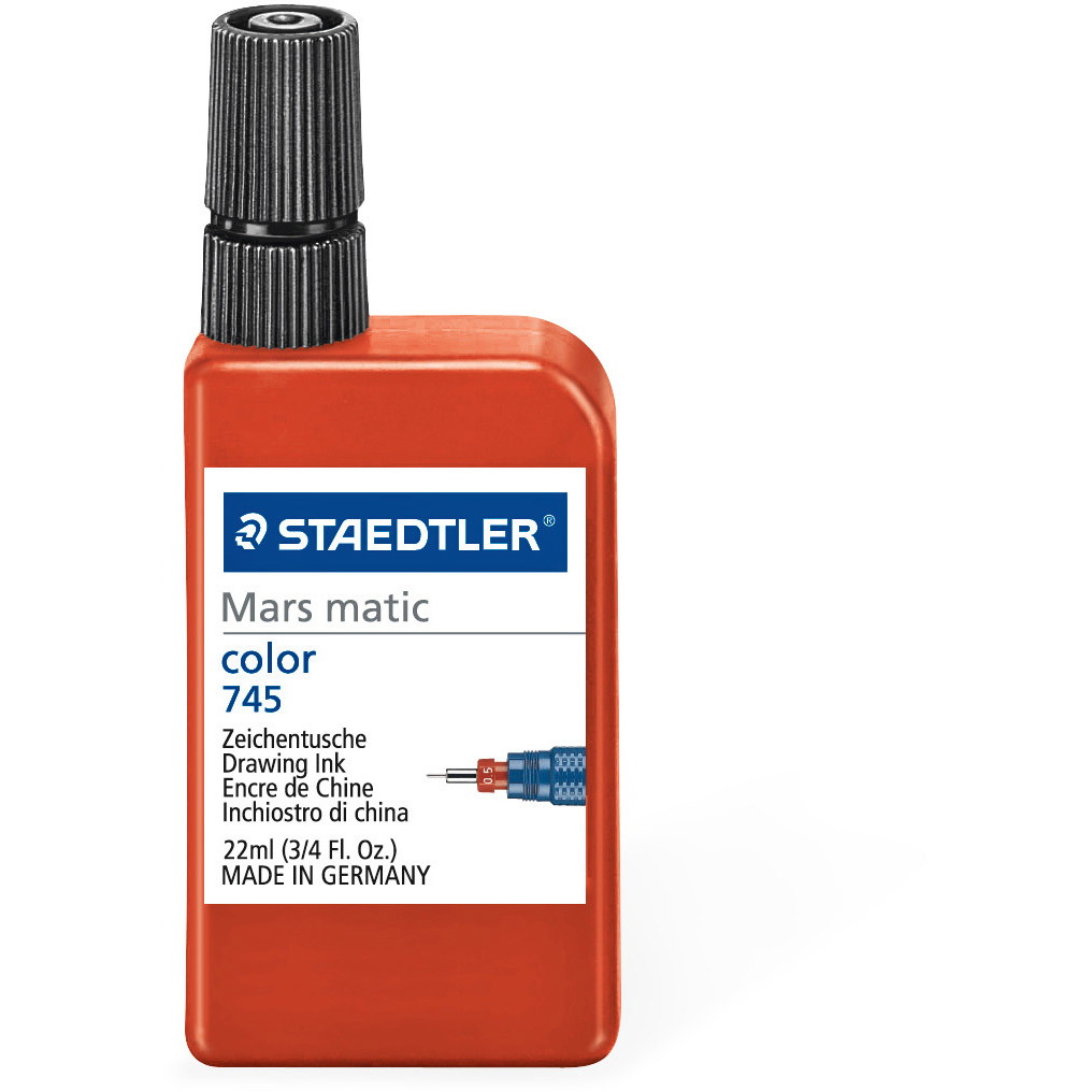 Staedtler MarsMatic patron 23ml rÃ¸d