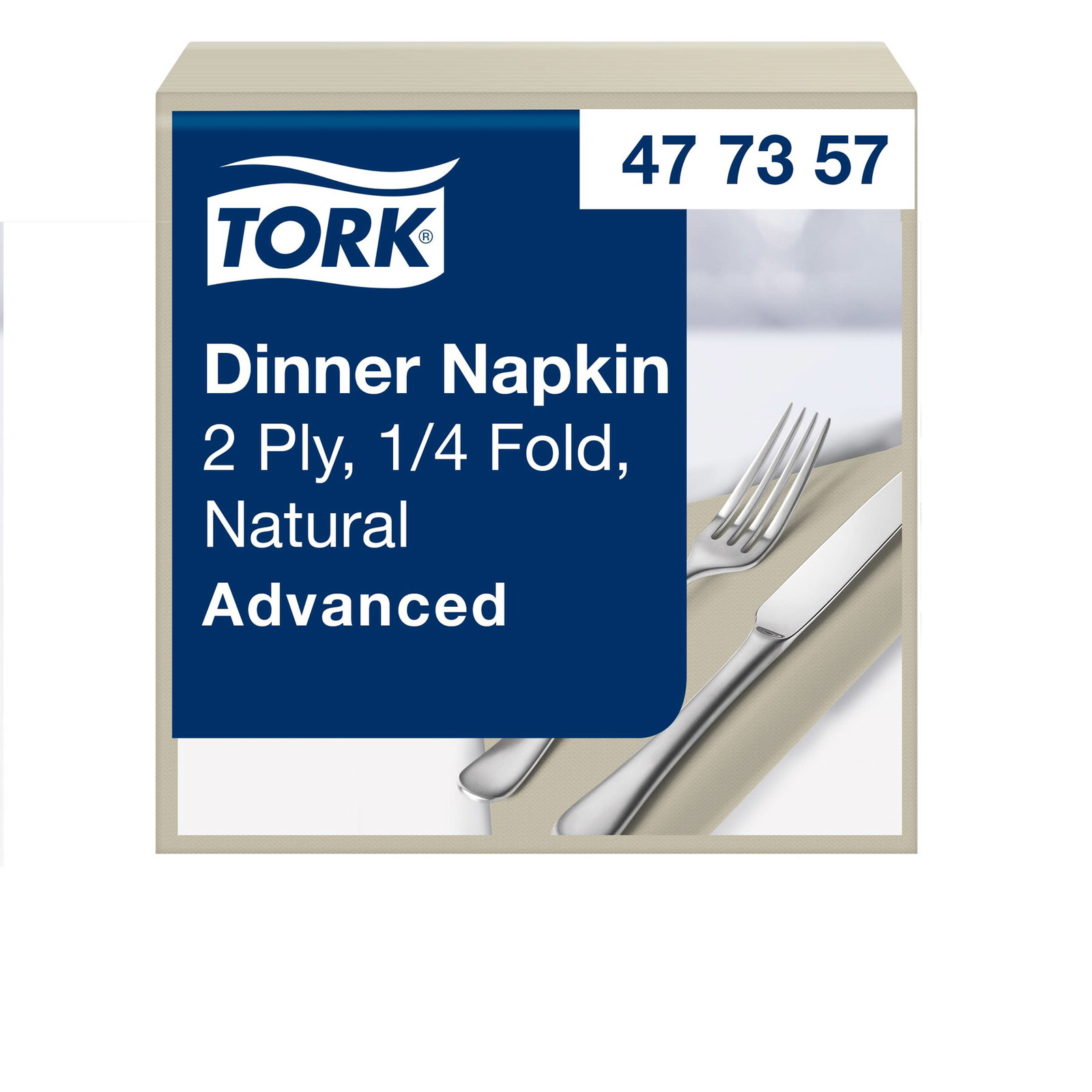 Tork 477357 Advanced servietter 39x39cm natur 150stk