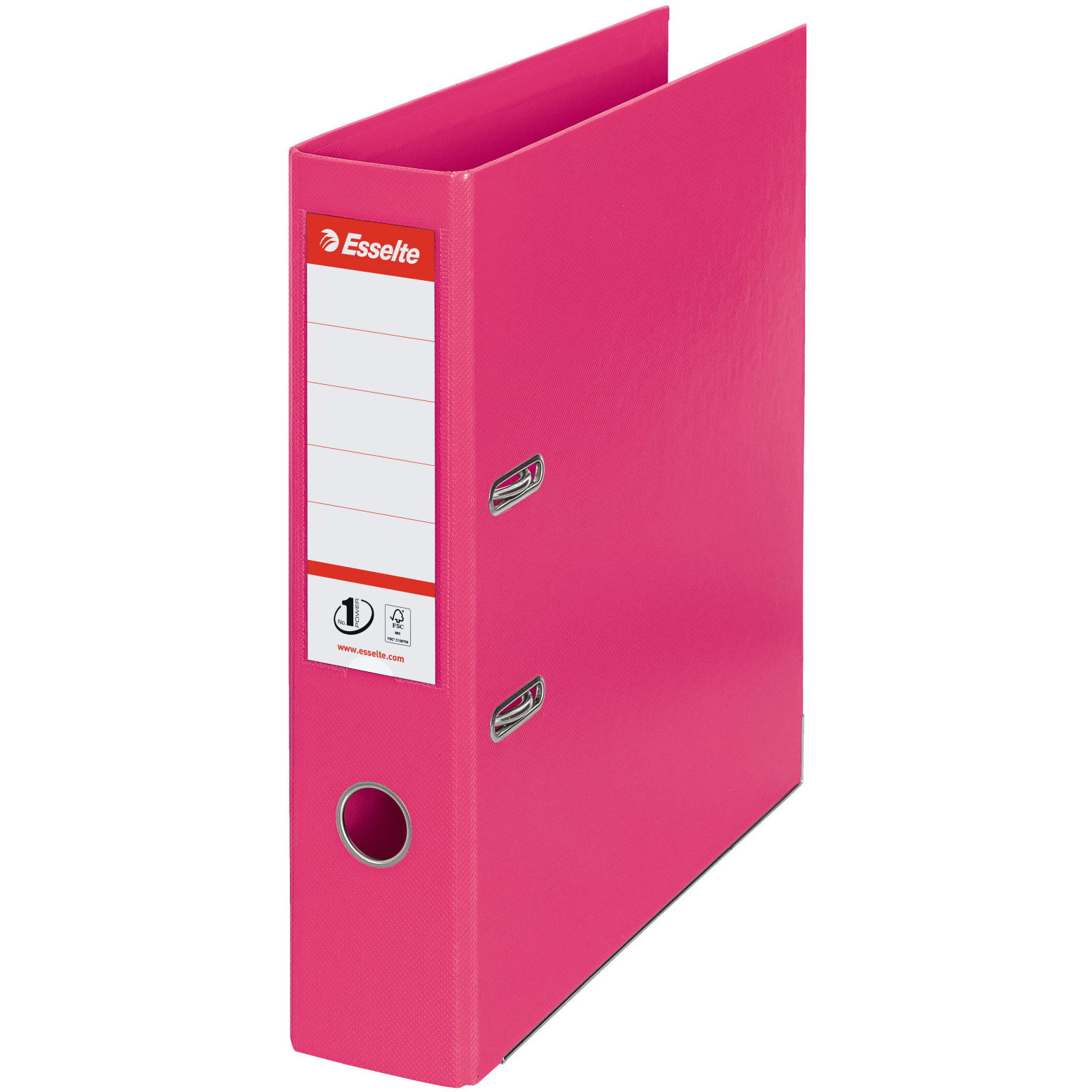 Esselte No. 1 Power brevordner A4 75mm fuchsia