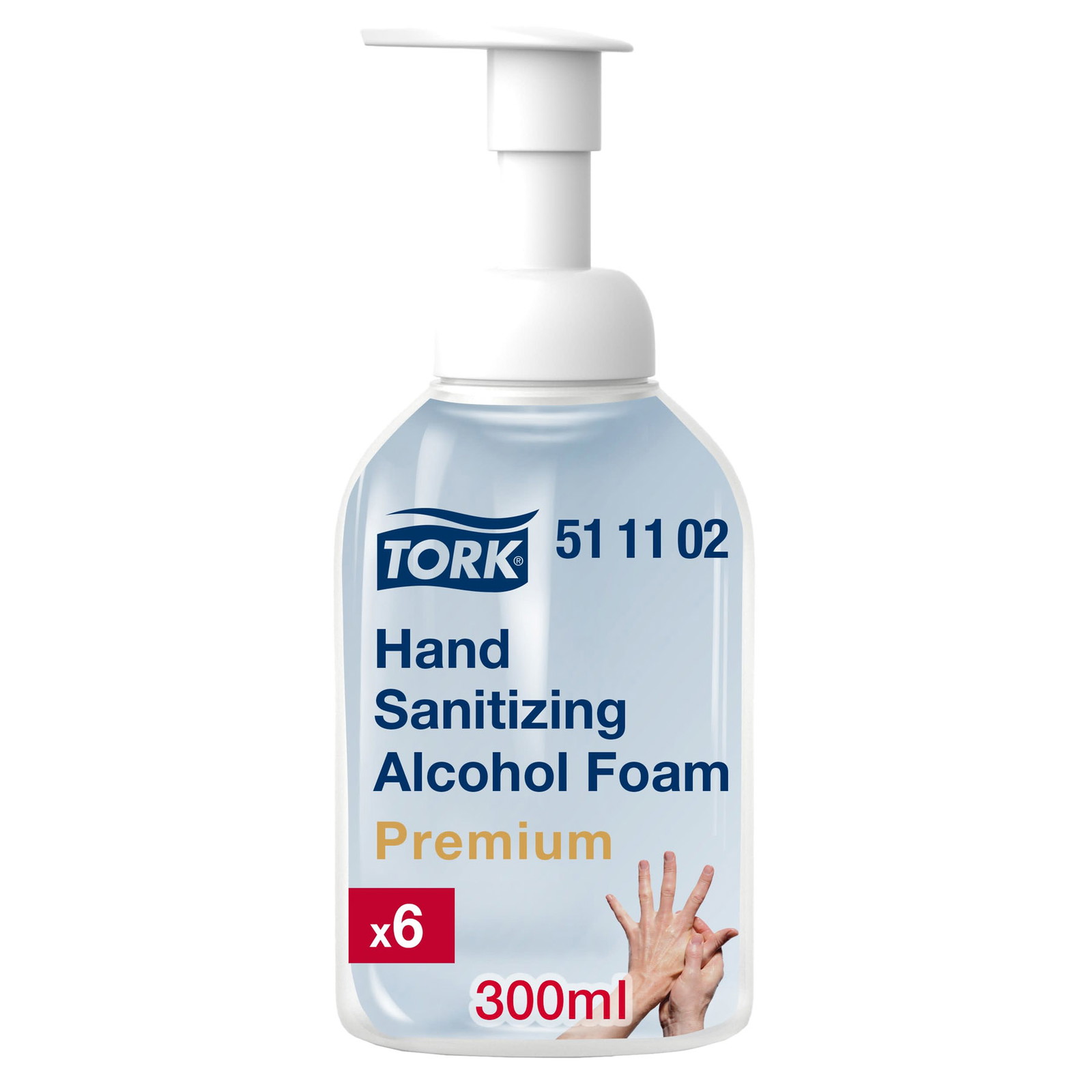 Tork 511102 hÃ¥nddesinfektionsskum 75% 300ml