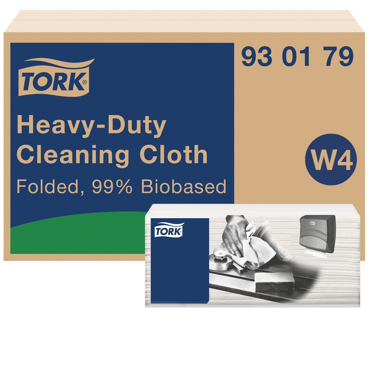 Tork 930179 ExelClean W4 aftÃ¸rringsklude hvid 41,5x35,5cm