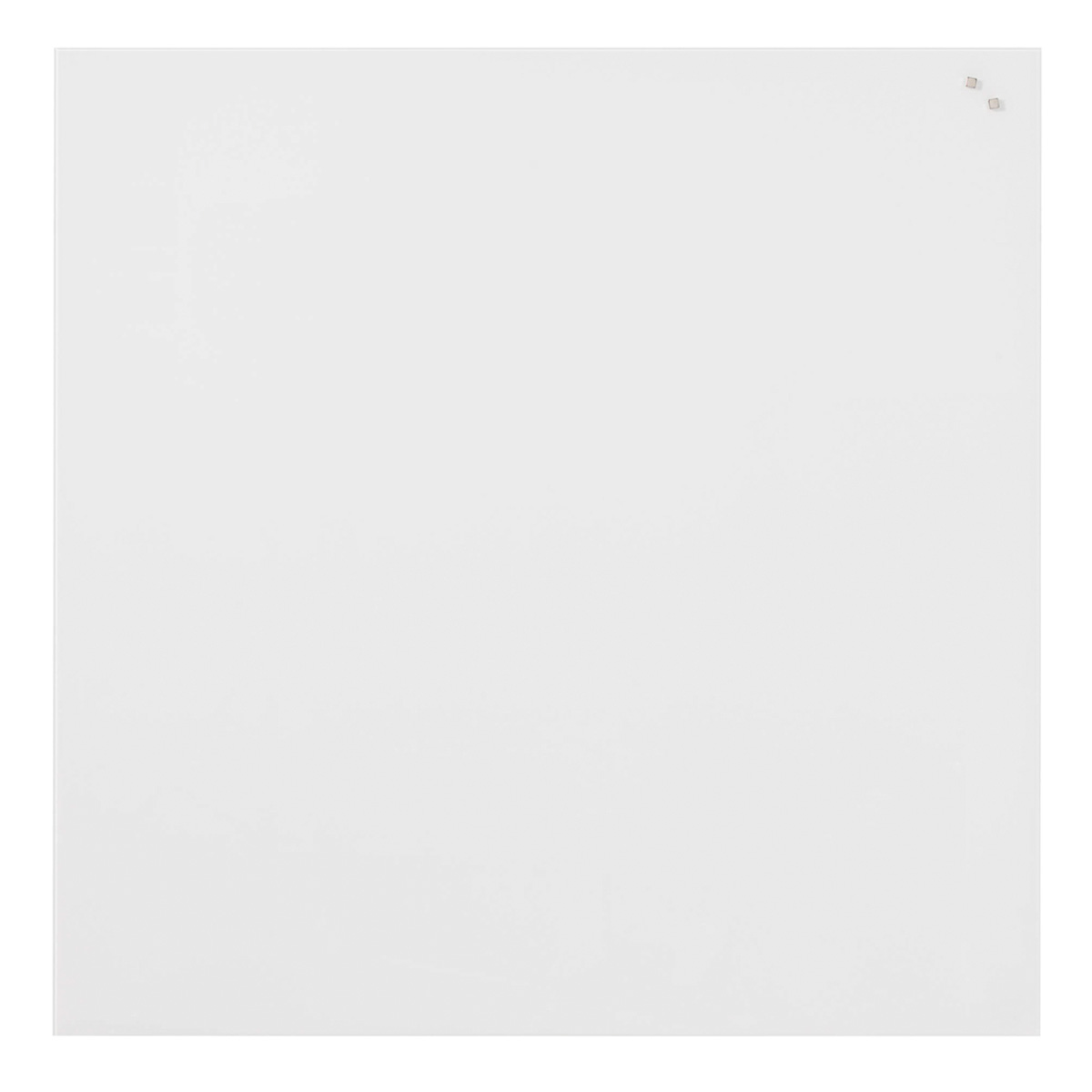 NAGA magnetisk glastavle 100x100cm Pure White