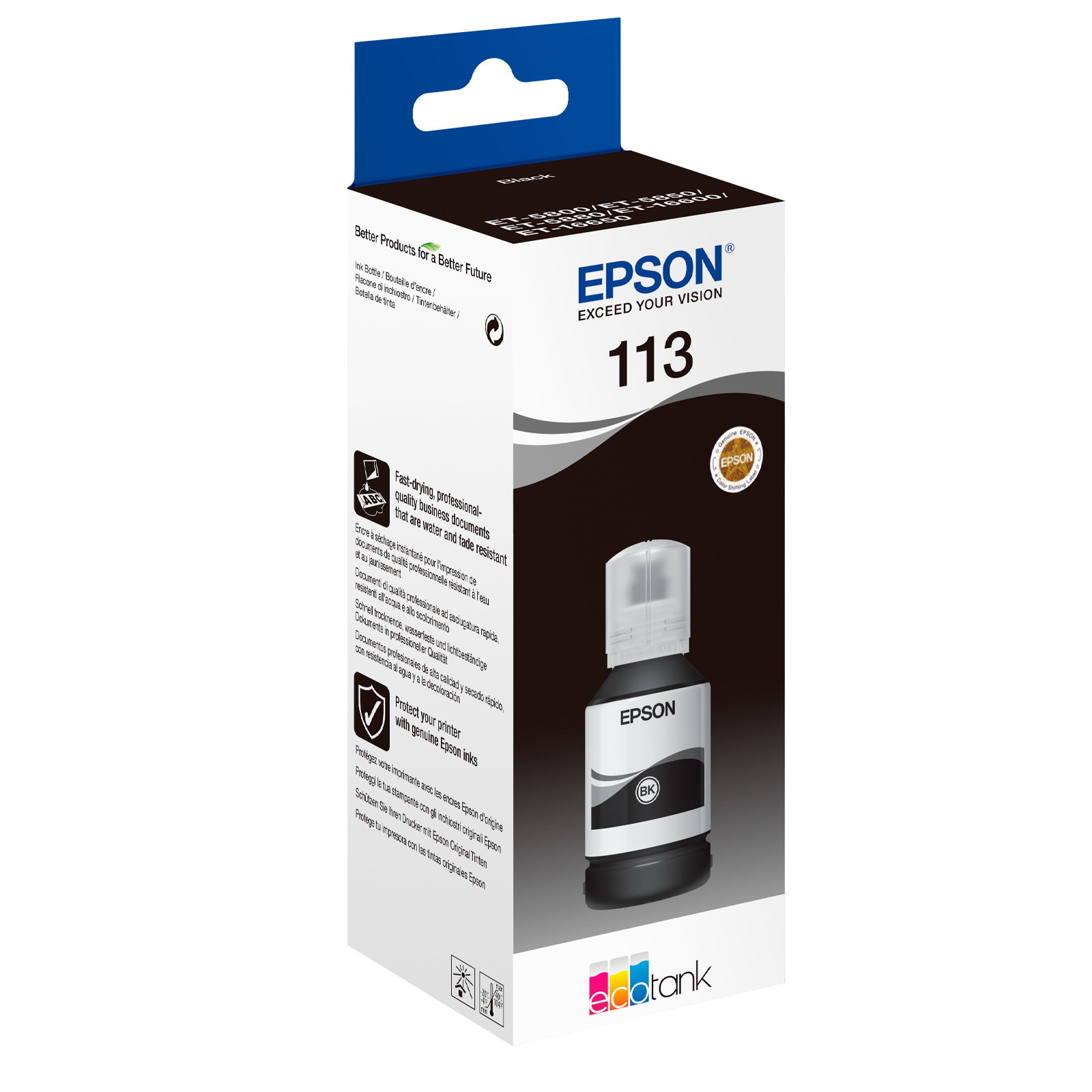 Epson 113 blÃ¦kpatron sort 7500ark