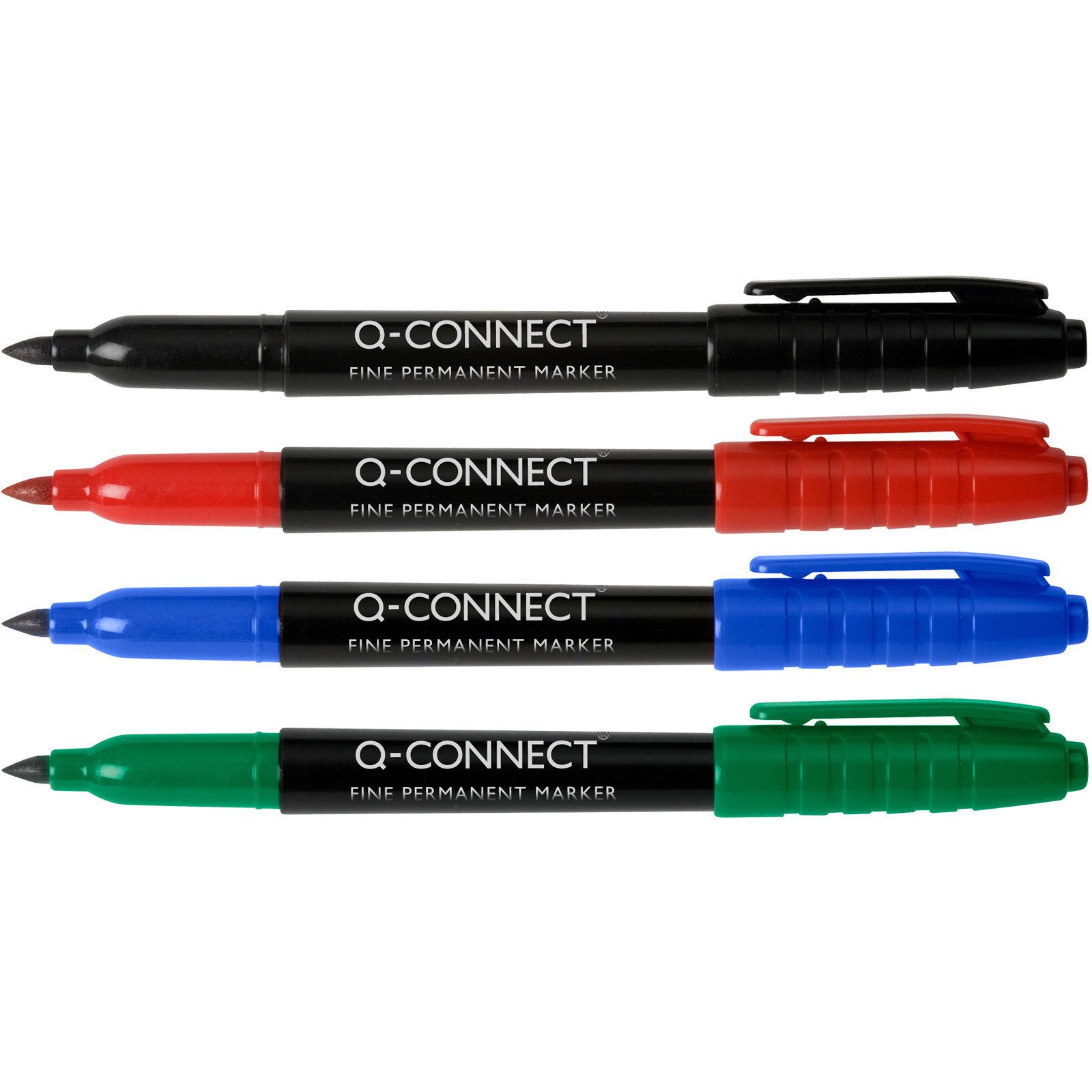 Q-connect permanent marker 1mm 10stk