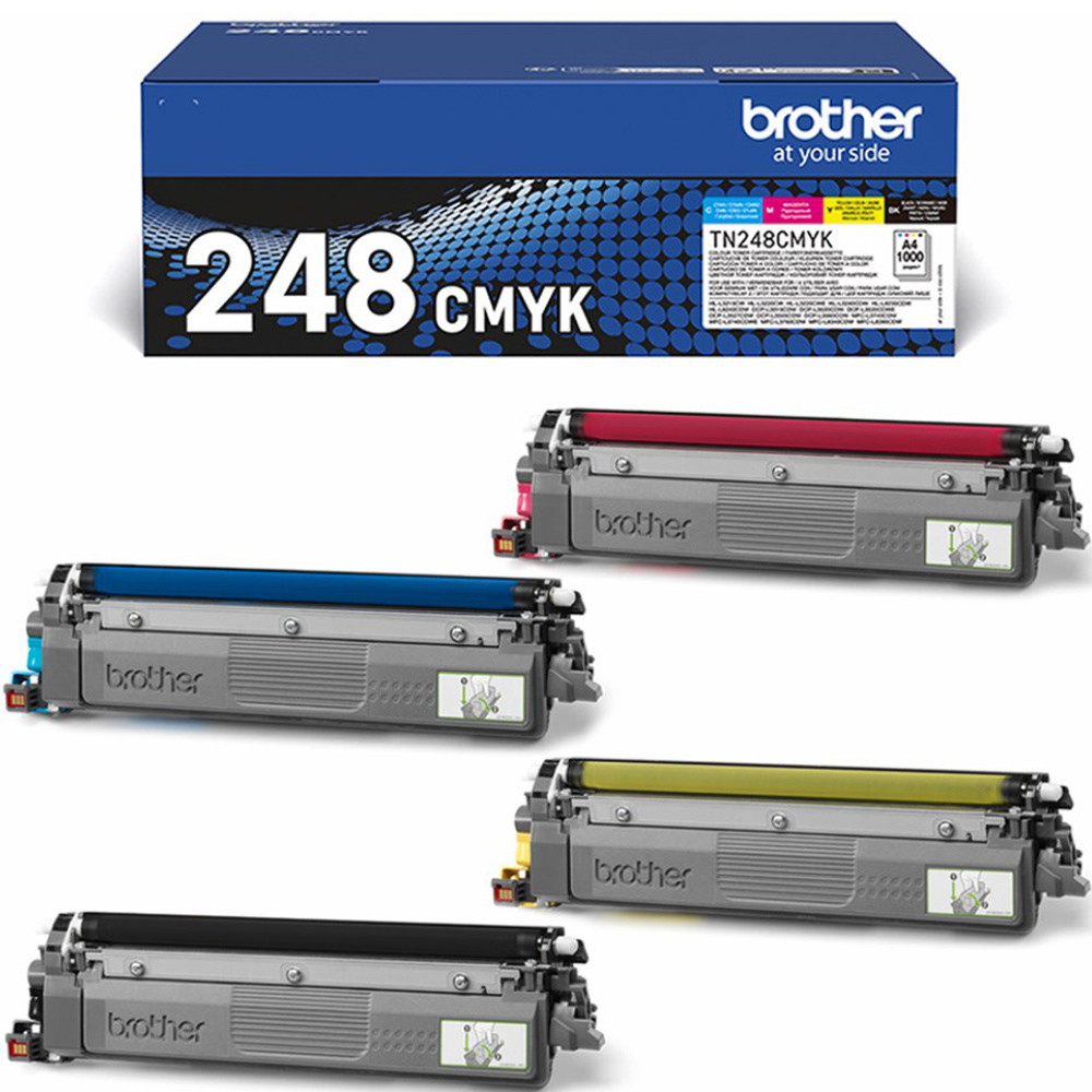 Brother TN248 toner CMYK 4000ark