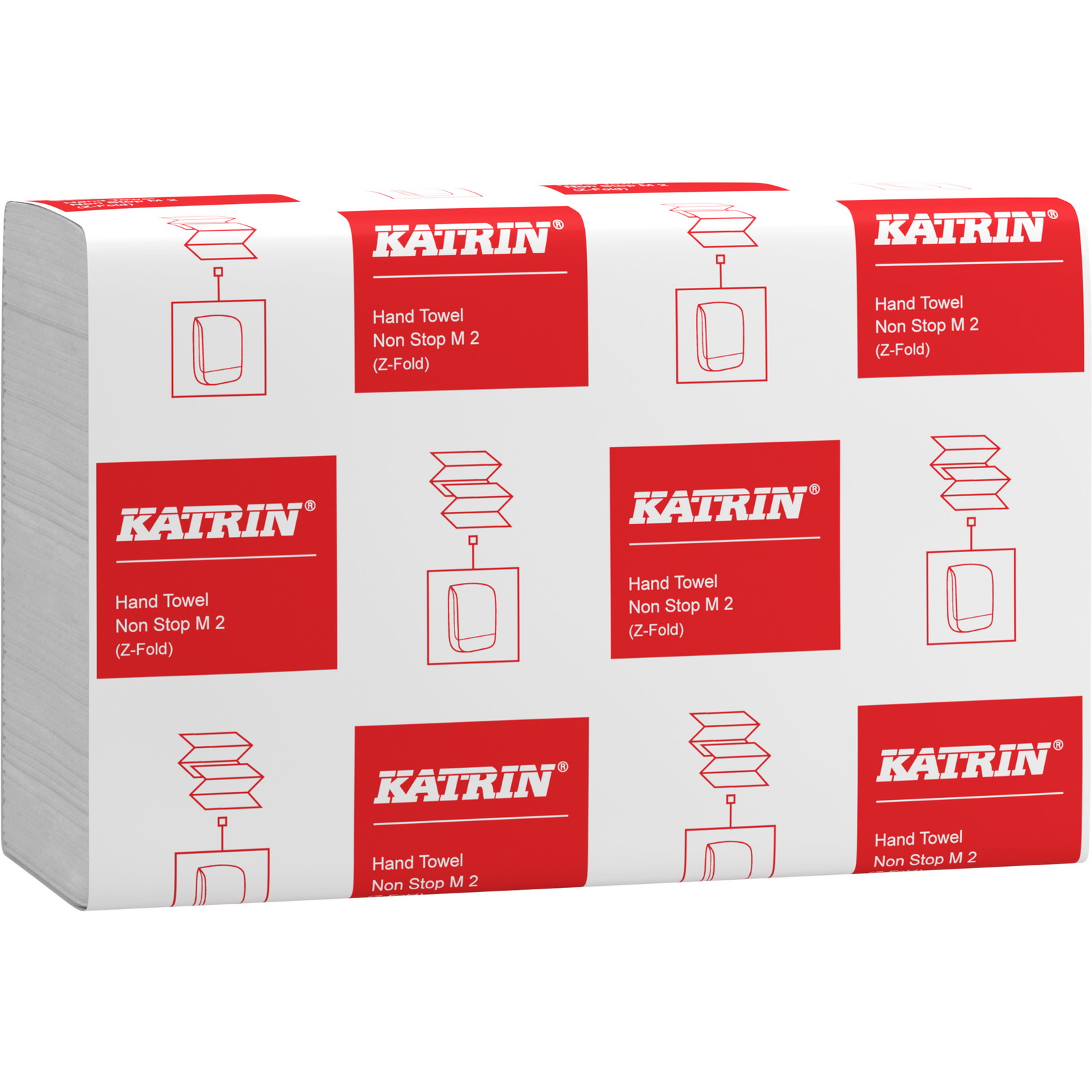 Katrin 88690 hÃ¥ndklÃ¦deark 2lags 20,3x25,5cm Z-fold hvid 2940ark