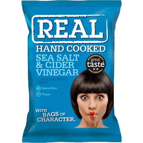 Real Chips Sea Salt & Malt Vinegar 35g