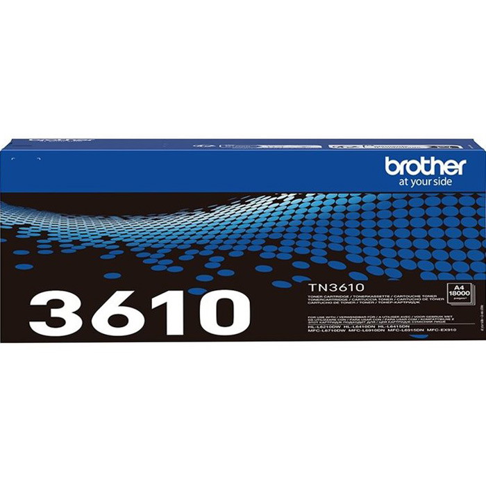 Brother TN3610 toner sort 18.000ark